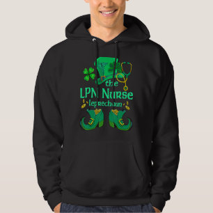 Sudadera Lpn Enfermera Leprechaun St Patricks Day Tees Sham