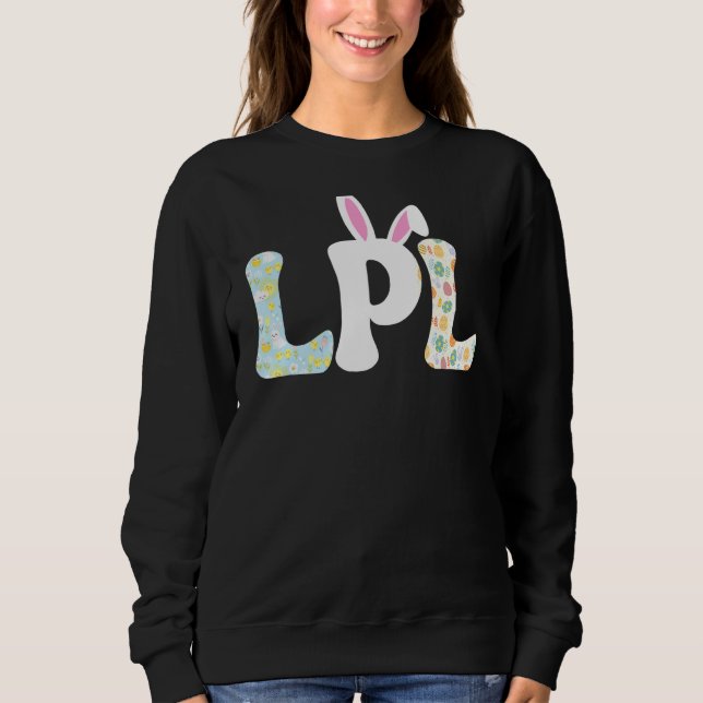 Sudadera Lpn Nurs Life Stethoscope Scrub Easter Day Cute B (Anverso)