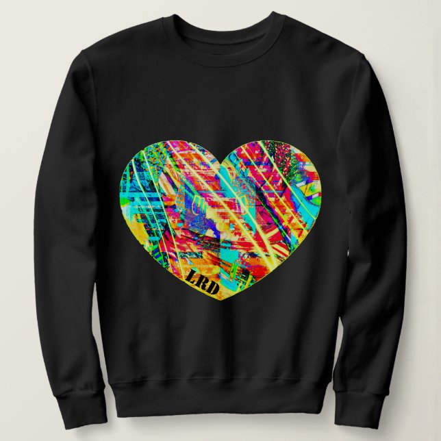 Sudadera LRD Heart Patch Basic Sweatshirt (Anverso del diseño)