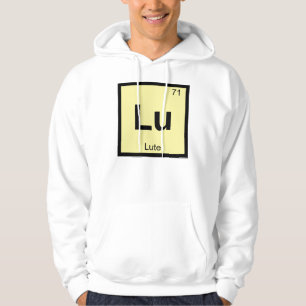 Sudadera Lu - Símbolo de la tabla periódica de química de m