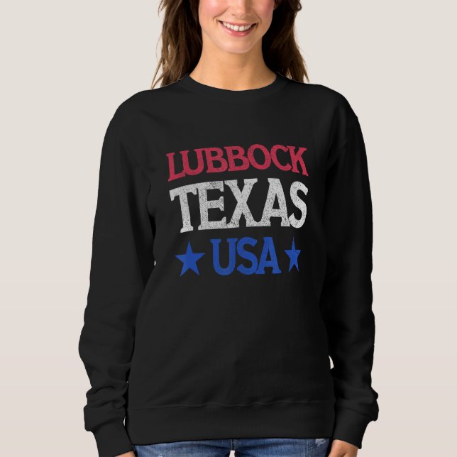 Sudadera Lubbock Texas (Anverso)