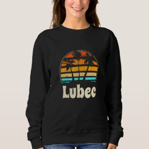 Sudadera Lubec Maine Beach Me Beach Bum Ciudades Estadounid