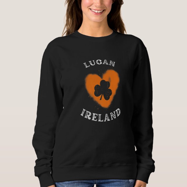 Sudadera Lucan Dublin Shamrock Gaelic Football and Hurling  (Anverso)