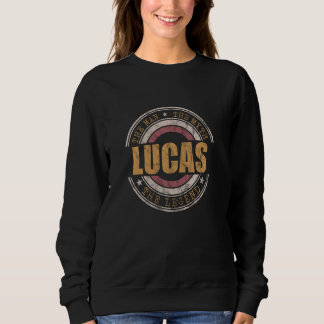 Sudadera Lucas El Hombre El Mito El Nombre De La Leyenda Lu