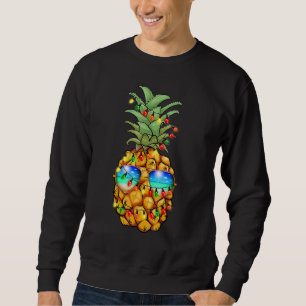 Sudadera Luces de árbol de Navidad de piña Xmas hombres gaf