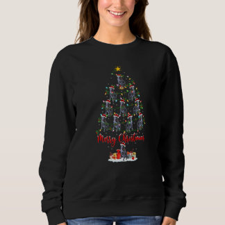 Sudadera Luces de árbol de Navidad para perro Cane Corso C