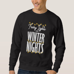 Sudadera Luces De Hadas En Navidades De Invierno 1 Luz