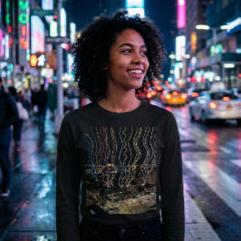 Sudadera Luces de la ciudad de Boston