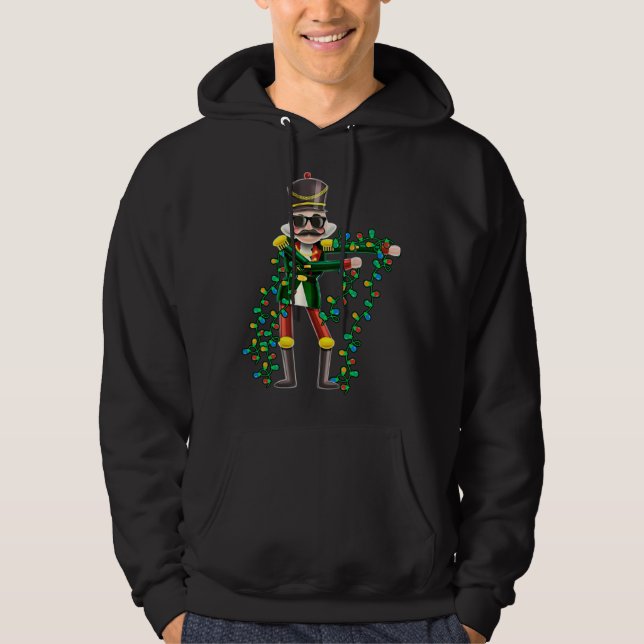 Sudadera Luces de los Navidades divertidos de Nutcracker (Anverso)