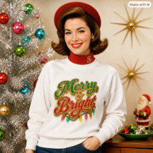 Luces de Navidad Retro de la Feliz Época de Mitad 