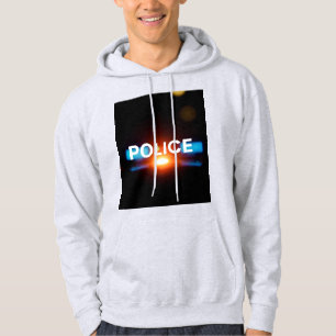 Sudadera Luces de Policía – Diseño de Emergencia Nocturna I