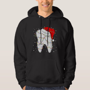 Sudadera Luces Didentales Santa Hat Navidades Dentist Denta