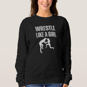 Sudadera Lucha Como Una Chica, Lucha Como Una Chica