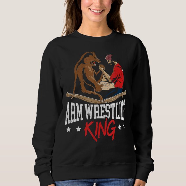 Sudadera Lucha contra el brazo Rey Grip Pin Arm Wrestler (Anverso)