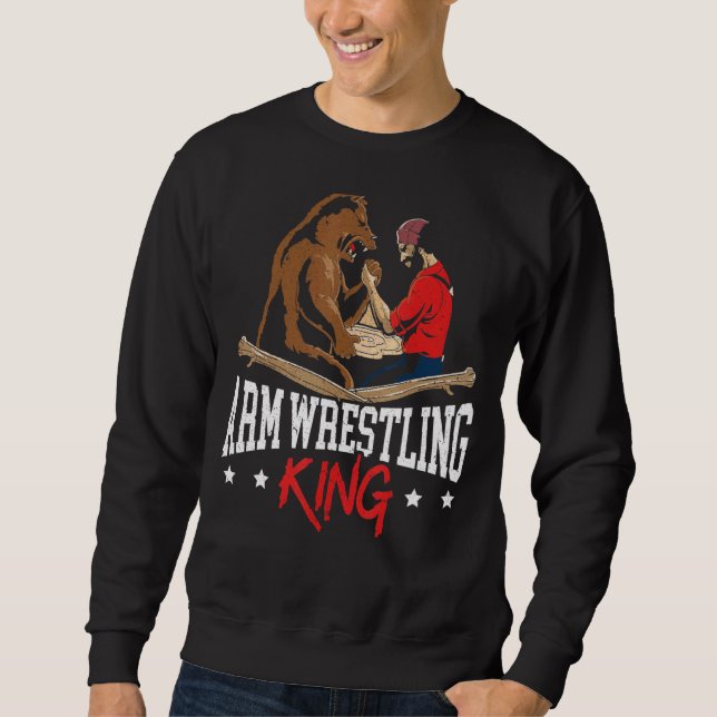 Sudadera Lucha contra el brazo Rey Grip Pin Arm Wrestler (Anverso)
