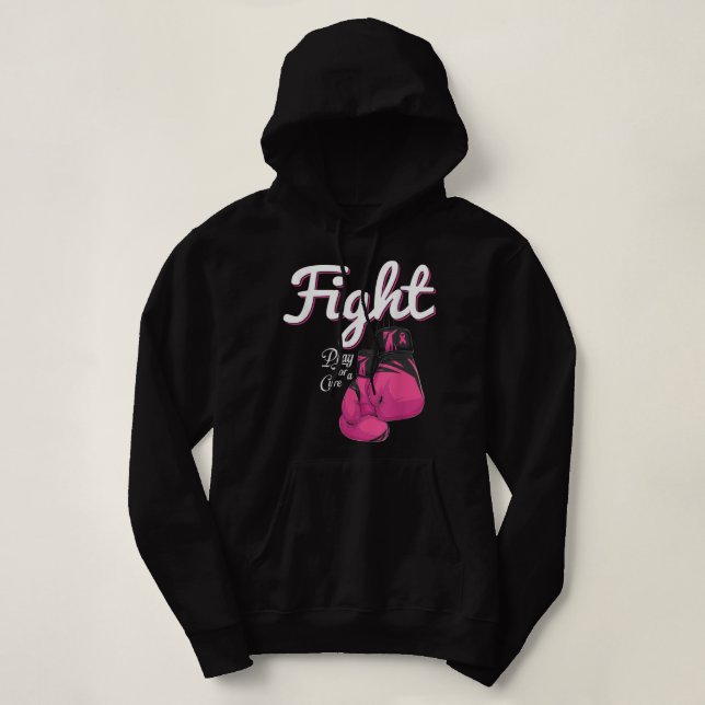 Sudadera Lucha contra el cáncer de mama Conciencia sobre el (Diseño del anverso)