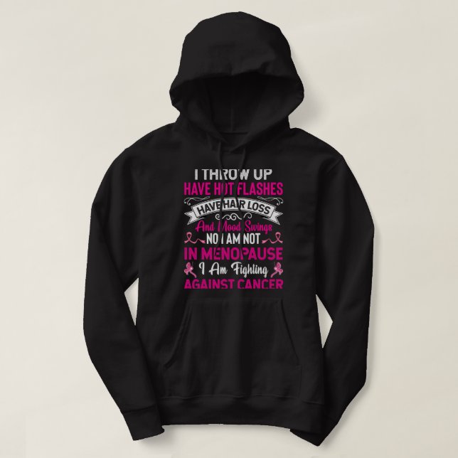 Sudadera Lucha contra el cáncer de seno de cinta rosada (Diseño del anverso)