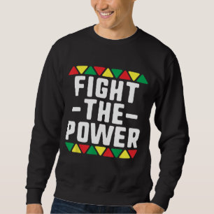 Sudadera Lucha contra el poder Mes de la Historia Negra