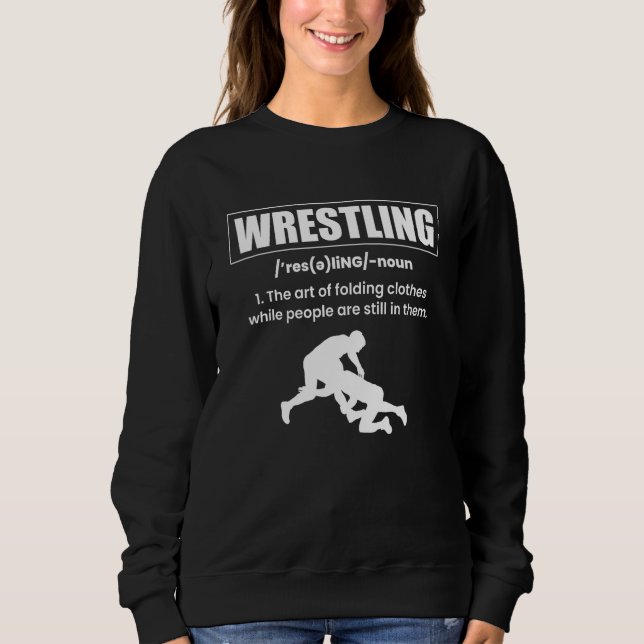 Sudadera Lucha contra la definición de luchador (Anverso)