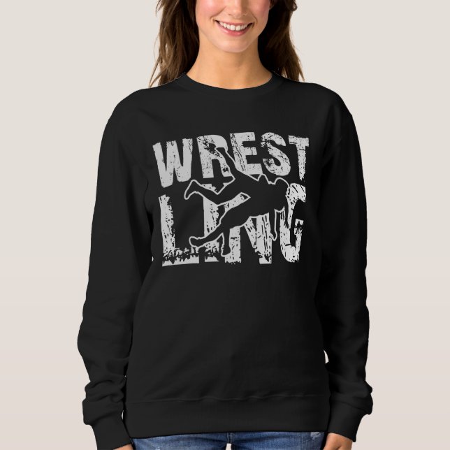 Sudadera Lucha contra la lucha contra el deporte de lucha l (Anverso)