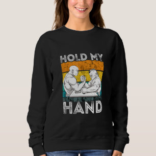 Sudadera Lucha de Brazos Retro Vintage Agarra Mi Mano Lucha