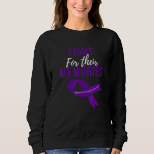 Sudadera Lucha Por Sus Recuerdos Alzheimers Conciencia Cere