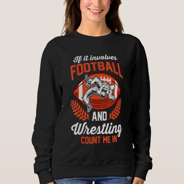 Sudadera Lucha Si Implica Fútbol Y Lucha Contra El Cou (Anverso)