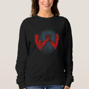 Sudadera Luchador de brazo Luchador de mano