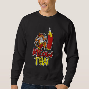 Sudadera Luchador de Muay Thai Gato Maullido Muay Thai Boxe