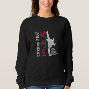 Sudadera Luchador de taekwondo: Distancia de arte marcial c