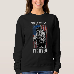 Sudadera Luchador por la libertad Veterano Estadounidense B