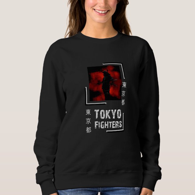 Sudadera Luchadores de Samurai Tokyo al más alto estilo Fan (Anverso)