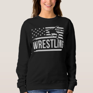 Sudadera Luchando contra la bandera de los Estados Unidos l