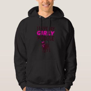 Sudadera Luchar Pug Beagle Chica Perro Girly género revelar