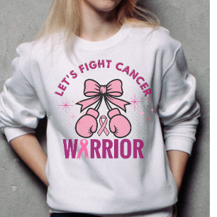 Sudadera Luchemos contra el cáncer, conciencia sobre el cán