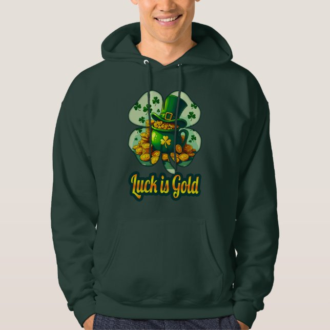 Sudadera Luck Is Gold St Patrick’s Day - camiseta (Anverso)