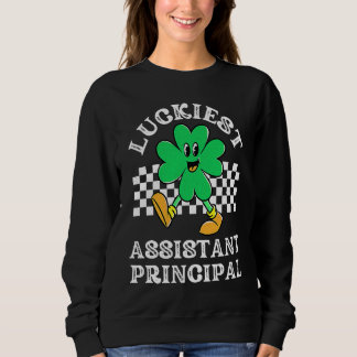 Sudadera Luckiest Assistant Principal Retro Shamrock St Pat