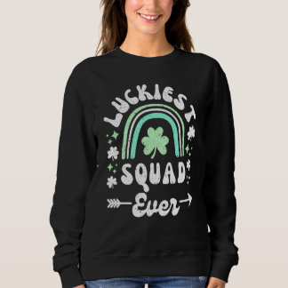 Sudadera Luckiest Squad Ever Lets Get Lucked Up Bachelorett