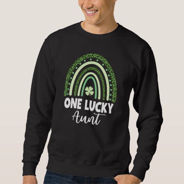 Sudadera Lucky Aunt St Patrick's Day (Anverso)