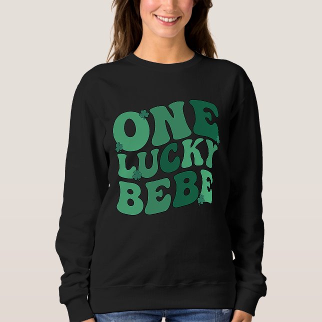 Sudadera Lucky Bebe Grandmother St Patrick's Day Bebe Grand (Anverso)