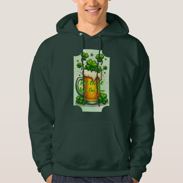 Sudadera Lucky Beer St Patrick’s Day Shirt –  Moletons (Anverso)
