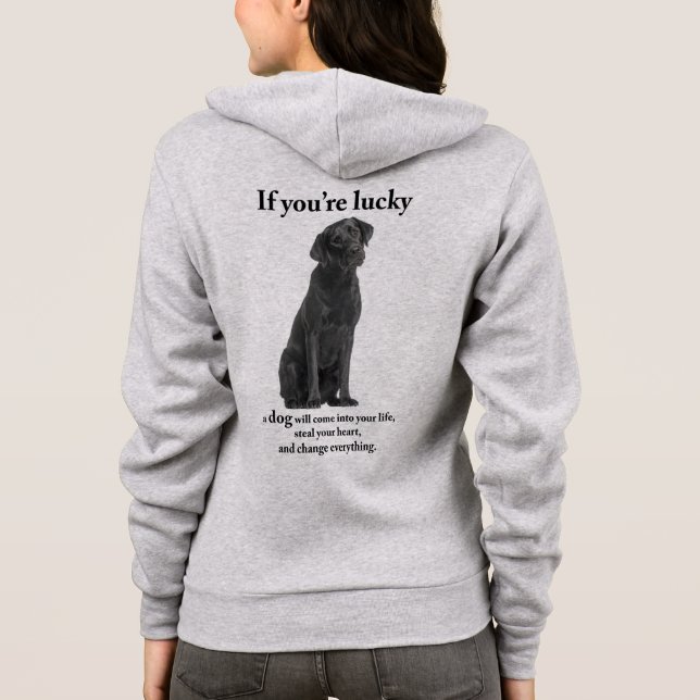Sudadera Lucky Black Lab (Reverso)