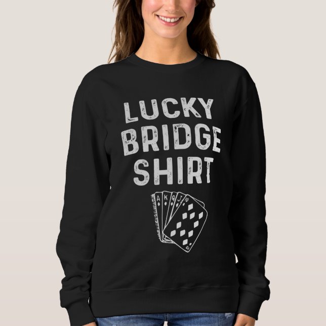 Sudadera Lucky Bridge Lucky Card Game Player (Anverso)