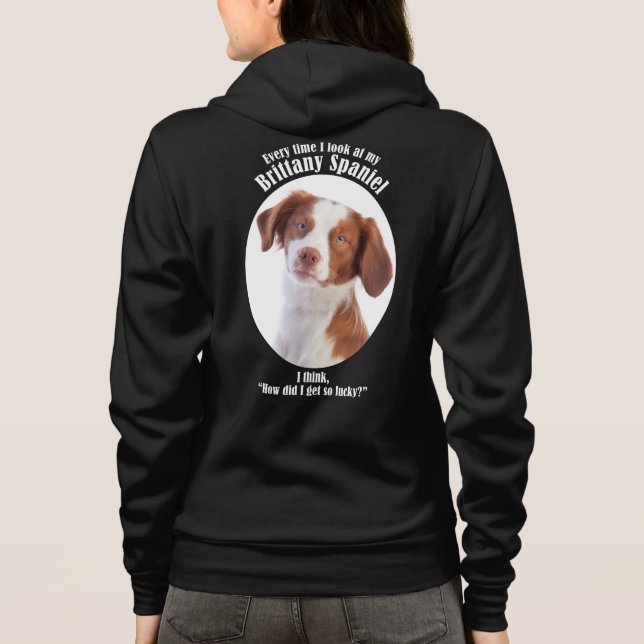 Sudadera Lucky Brittany Spaniel (Reverso)