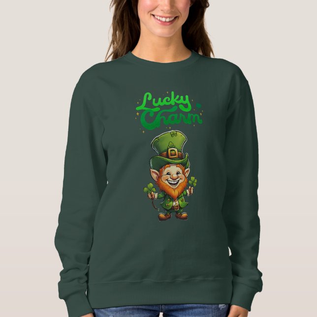 Sudadera Lucky Charm Leprechaun (Anverso)