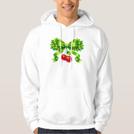 Sudadera Lucky Clover Bow with Cherries Green Design