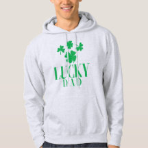 Lucky Dad Hoodie - Shamrock Style para un superpap