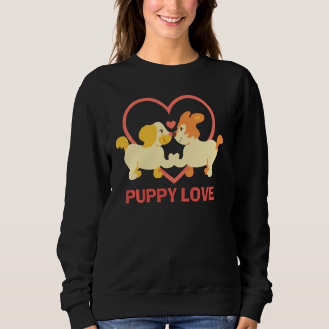 Sudadera Lucky Dog Animal Rescate Puppy Love Pullover (Anverso)