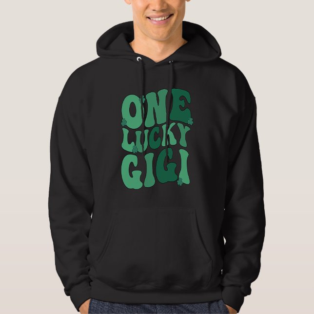 Sudadera Lucky Gigi Grandmother St Patrick's Day Gigi Grand (Anverso)
