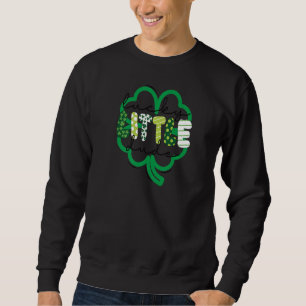 Sudadera Lucky Little Dude Shamrock Pllover Clover St Patri